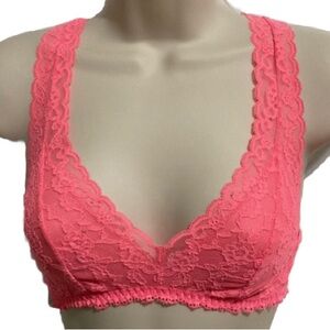 VICTORIAS SECRET Bralette Salamander Pink Womens Small Petite